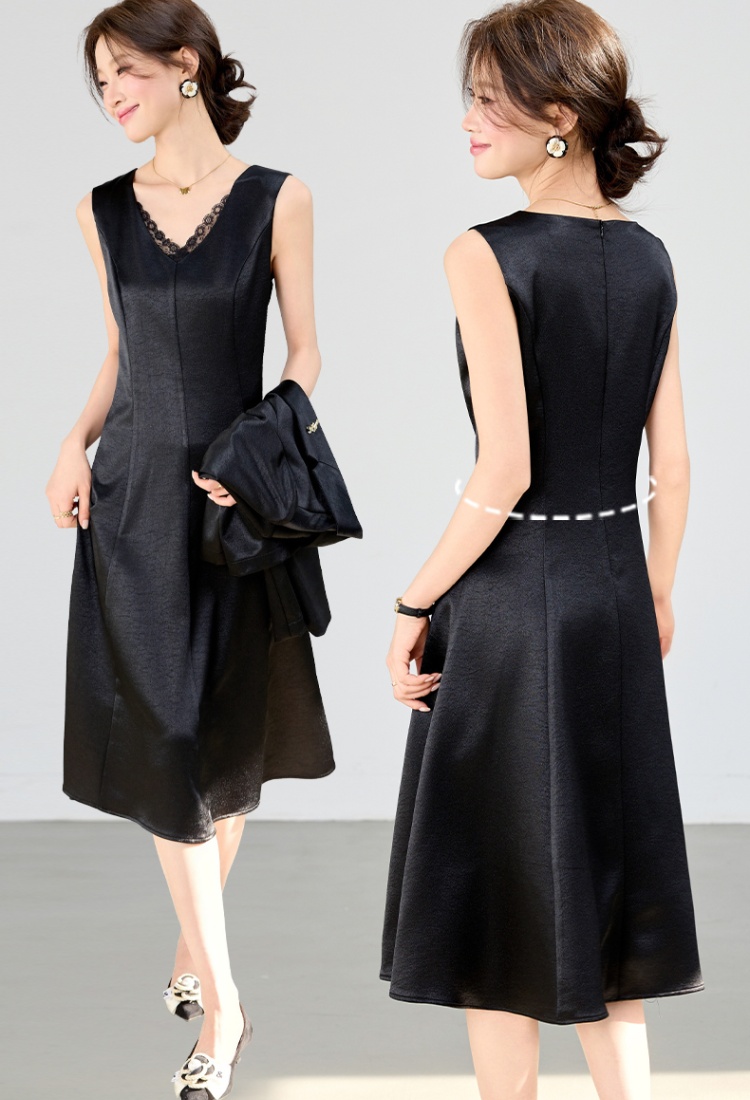 Thin summer business suit profession dress for women