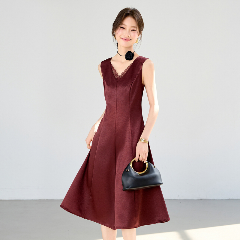 Thin summer business suit profession dress for women