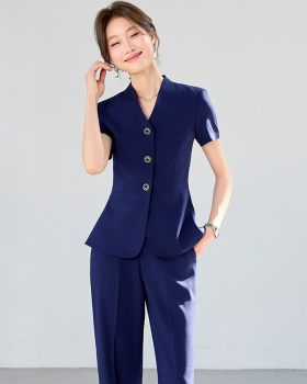 Profession coat thin business suit 2pcs set for women