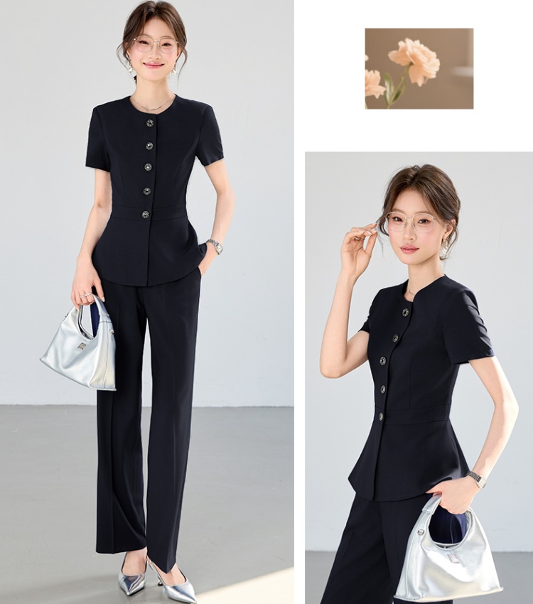 Thin profession business suit summer coat a set