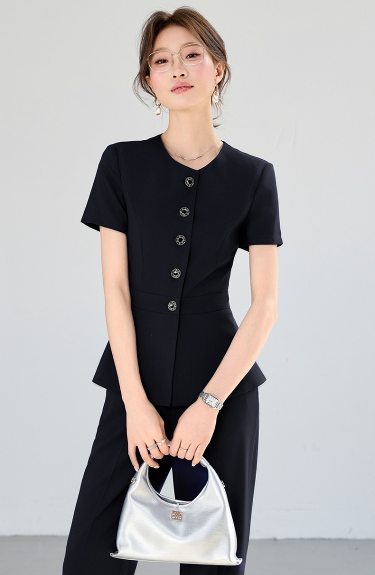 Thin profession business suit summer coat a set