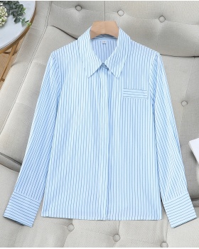 Casual loose tops all-match commuting shirt for women