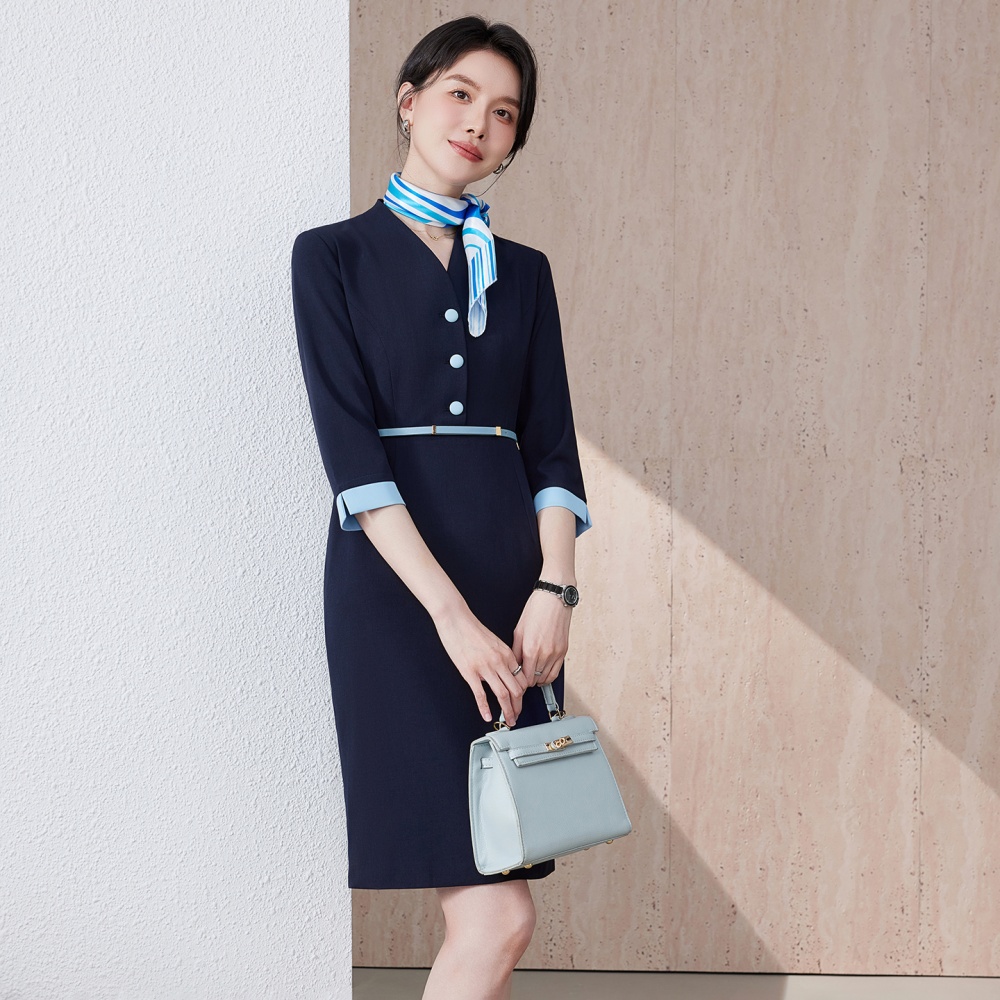 Summer profession business suit thin dress for women