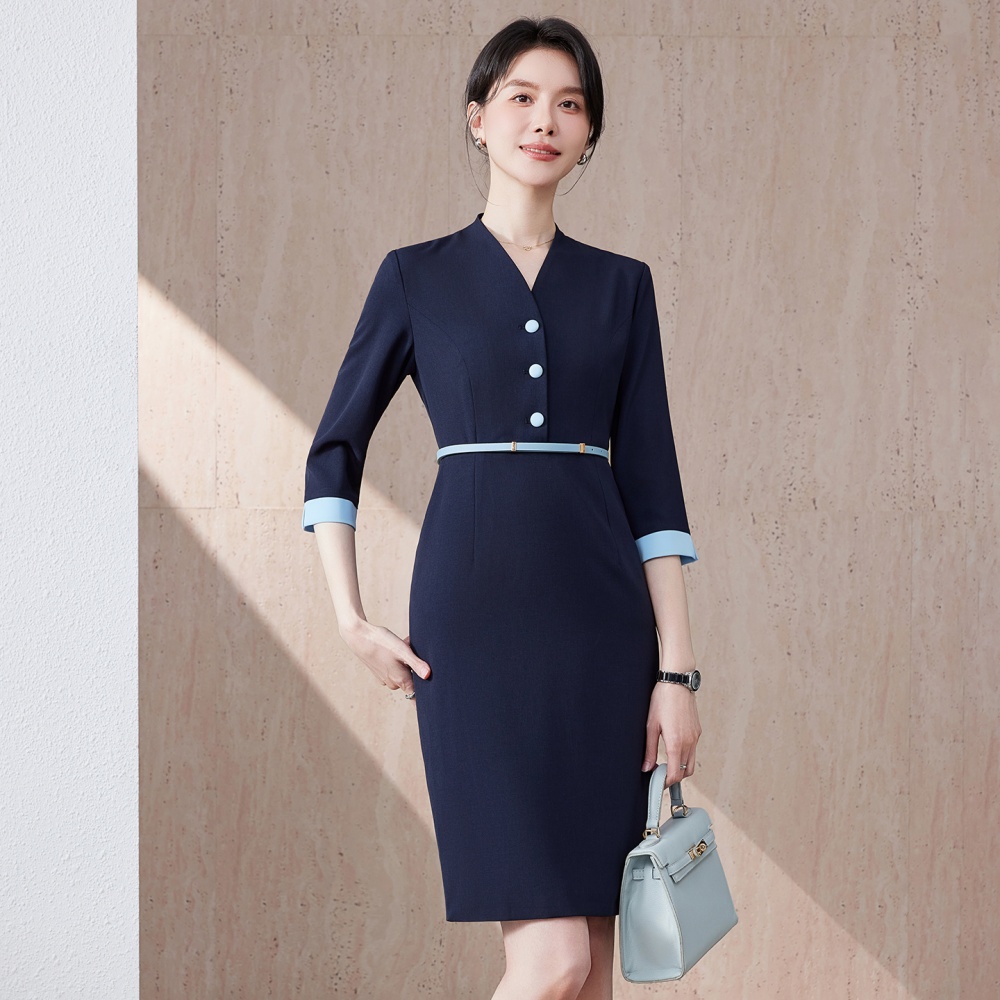 Summer profession business suit thin dress for women