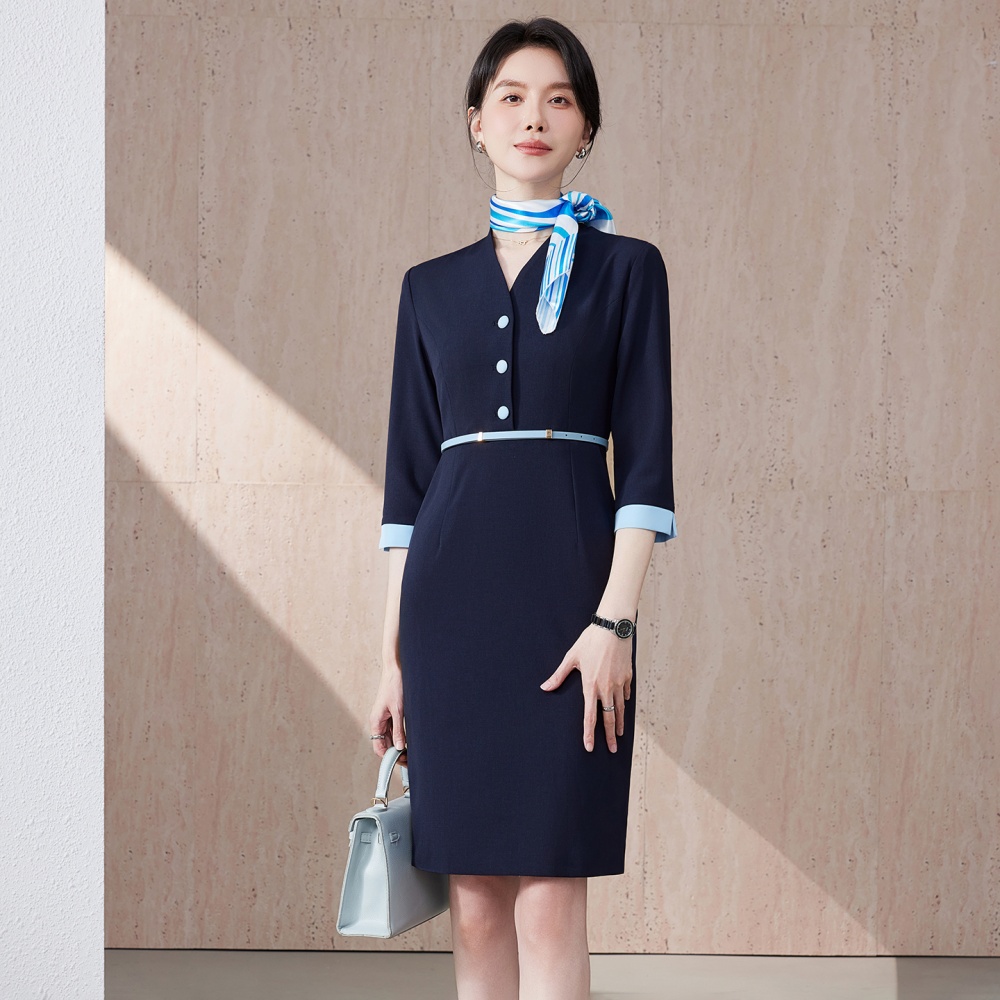 Summer profession business suit thin dress for women