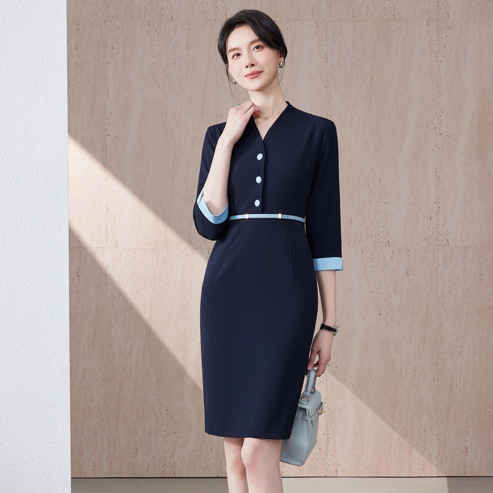 Summer profession business suit thin dress for women