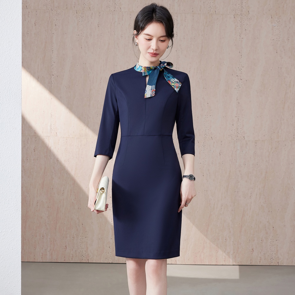 Summer profession business suit thin dress