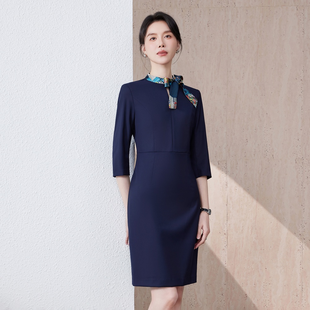 Summer profession business suit thin dress