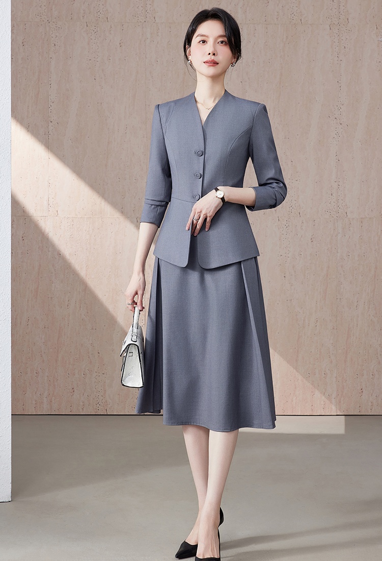 Thin summer coat profession business suit a set for women