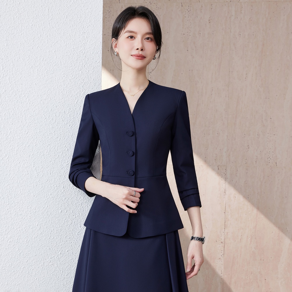Thin summer coat profession business suit a set for women
