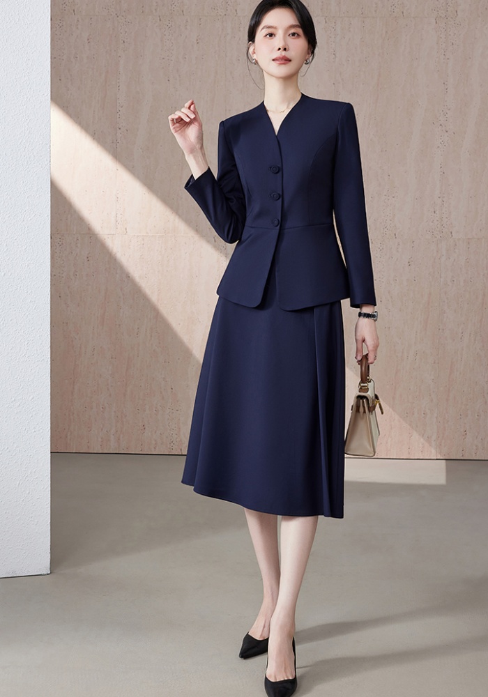Thin summer coat profession business suit a set for women