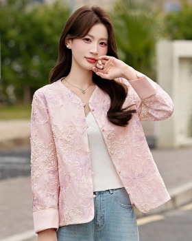 Spring temperament Chinese style jacquard fashion coat