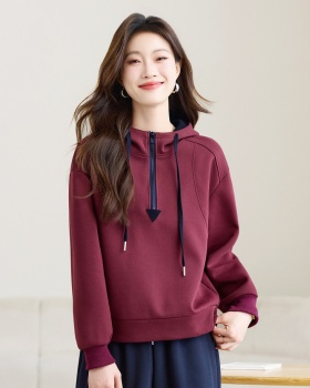 Western style tops spring and autumn hoodie for women