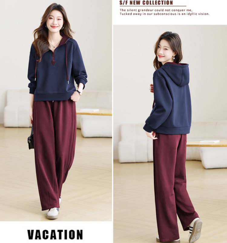 Western style tops spring and autumn hoodie for women