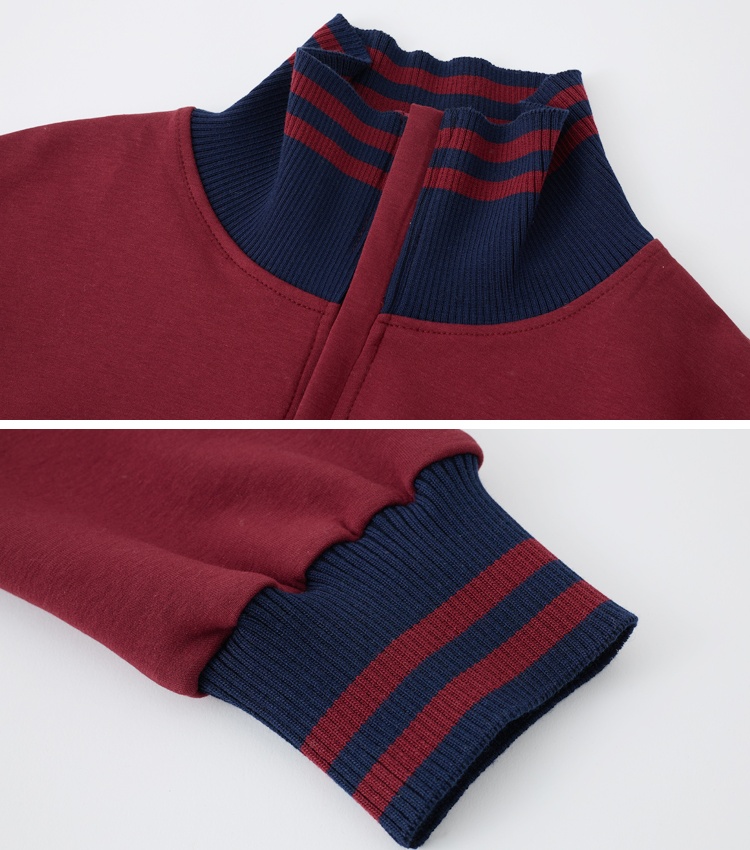 Temperament hoodie cstand collar tops for women