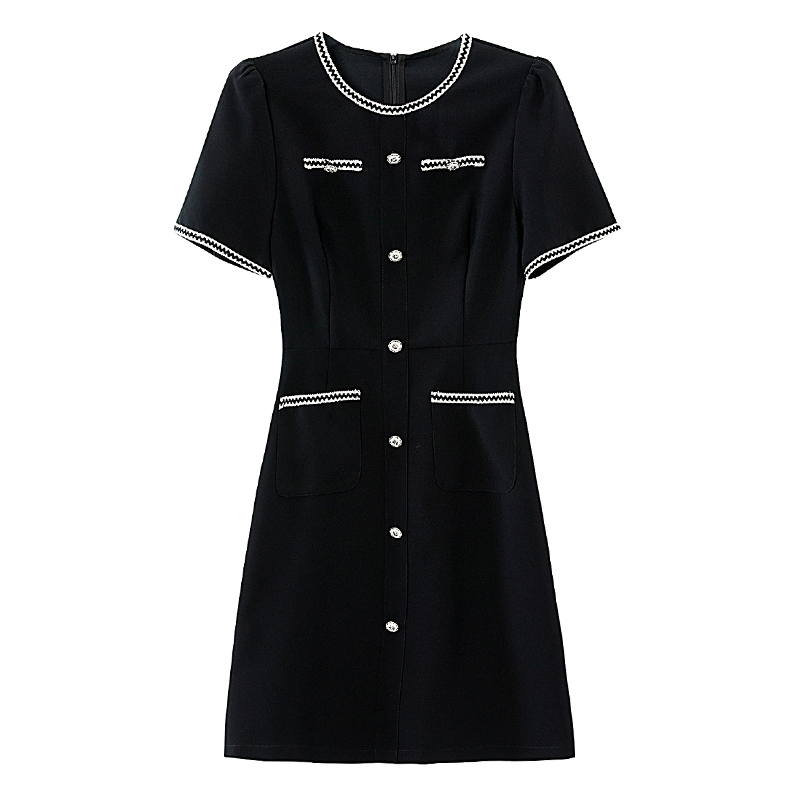 Summer temperament France style slim dress for women