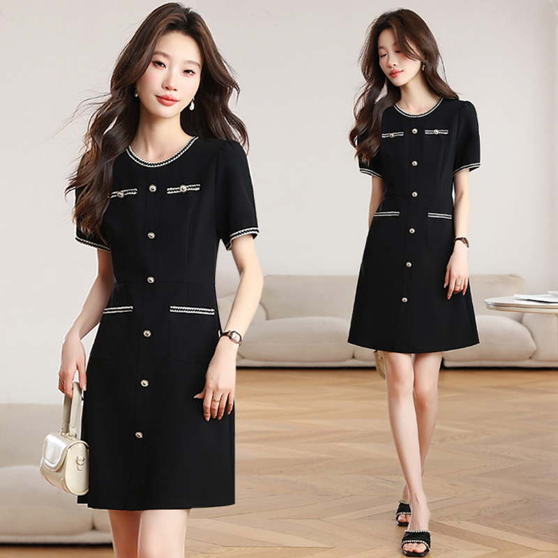 Summer temperament France style slim dress for women