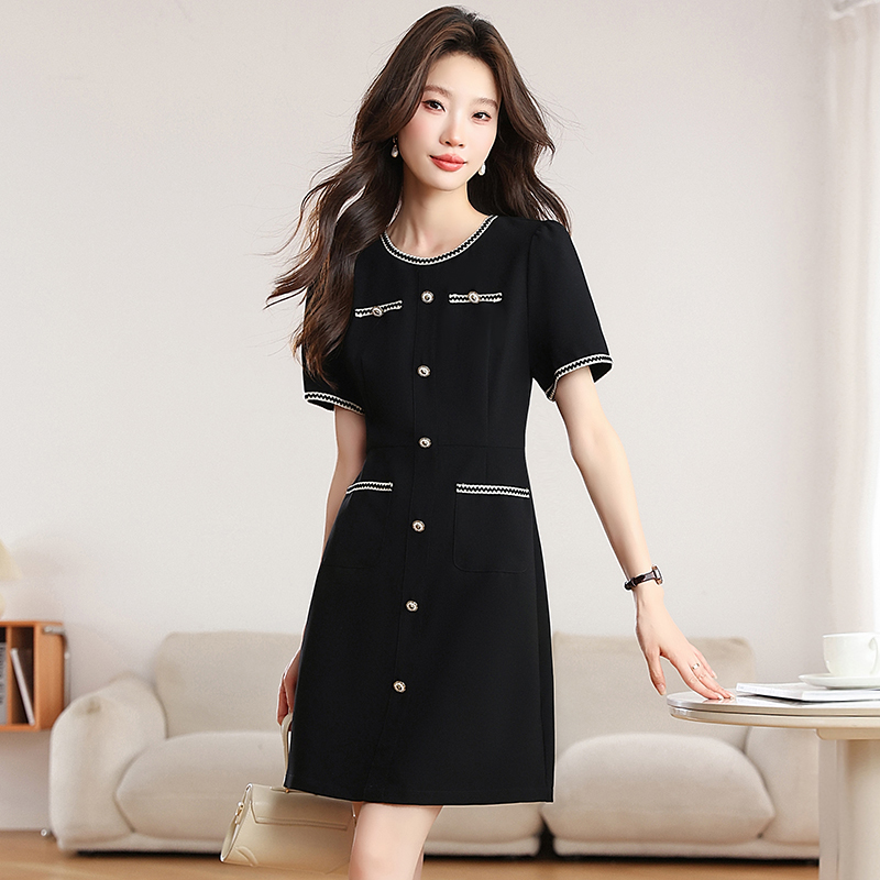 Summer temperament France style slim dress for women