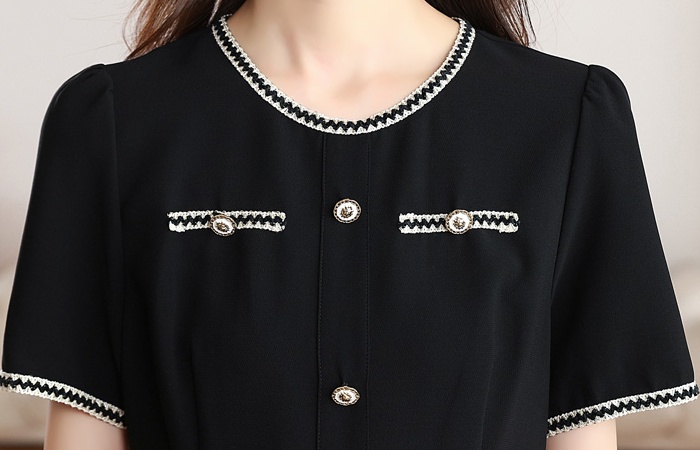 Summer temperament France style slim dress for women