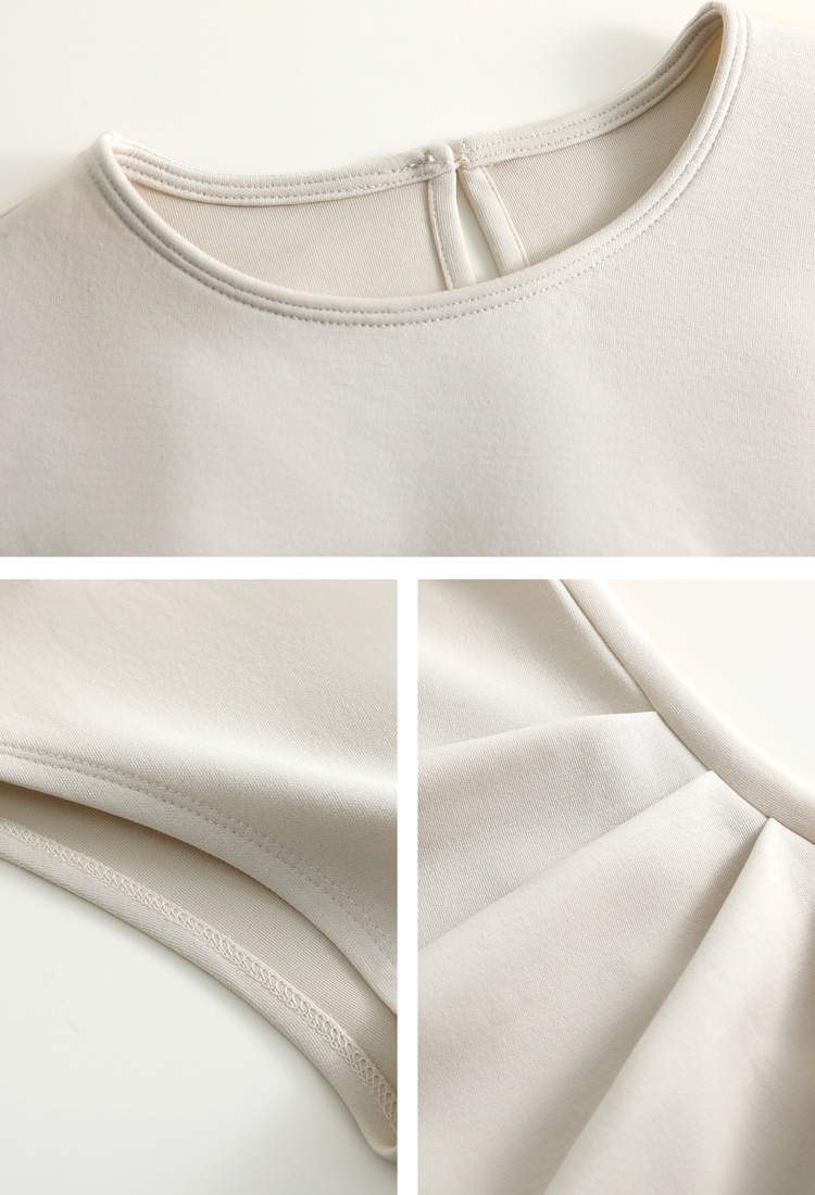 High waist simple jumpsuit slim intellectuality long dress