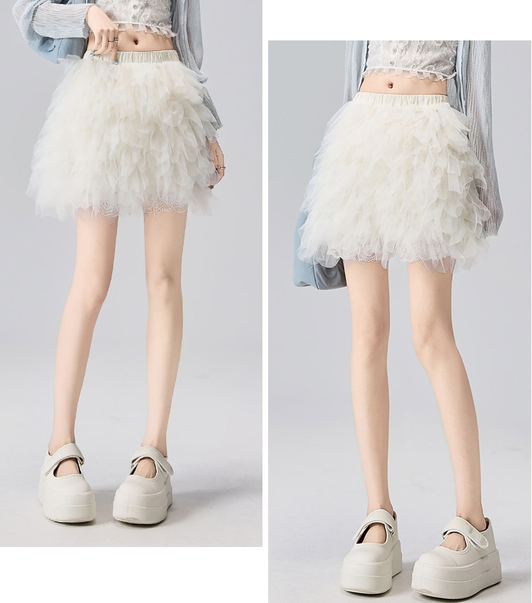 Thick and disorderly skirt short skirt for women