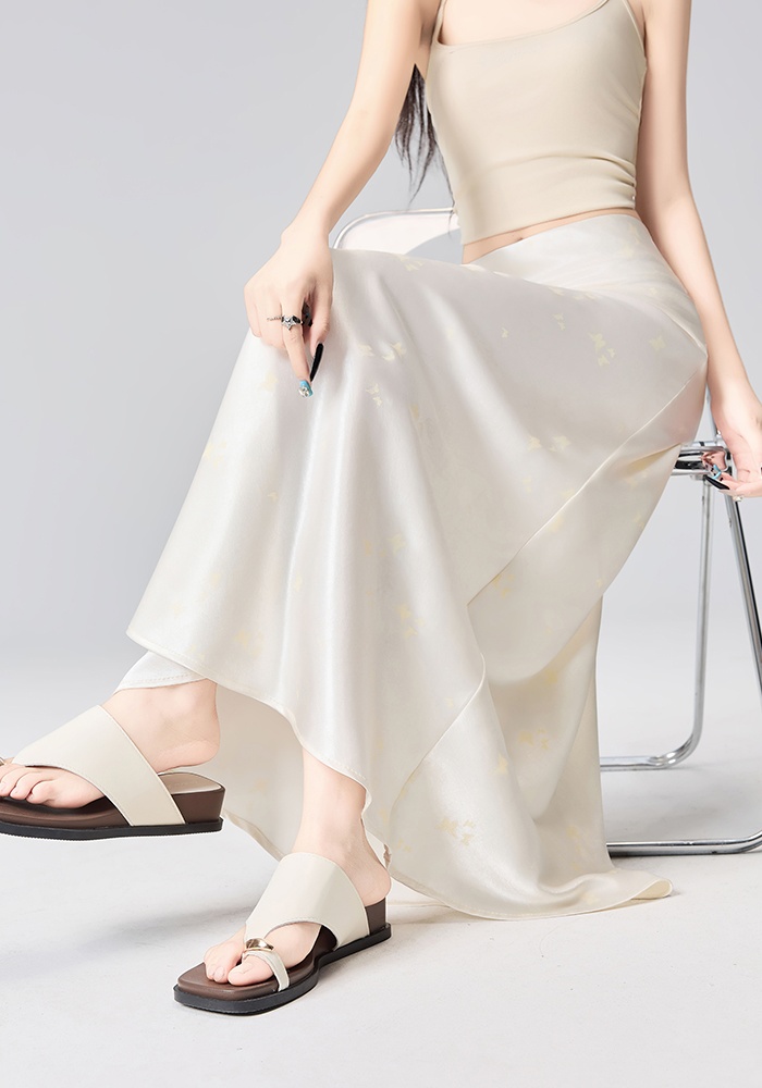 Mermaid stereoscopic long dress printing long skirt