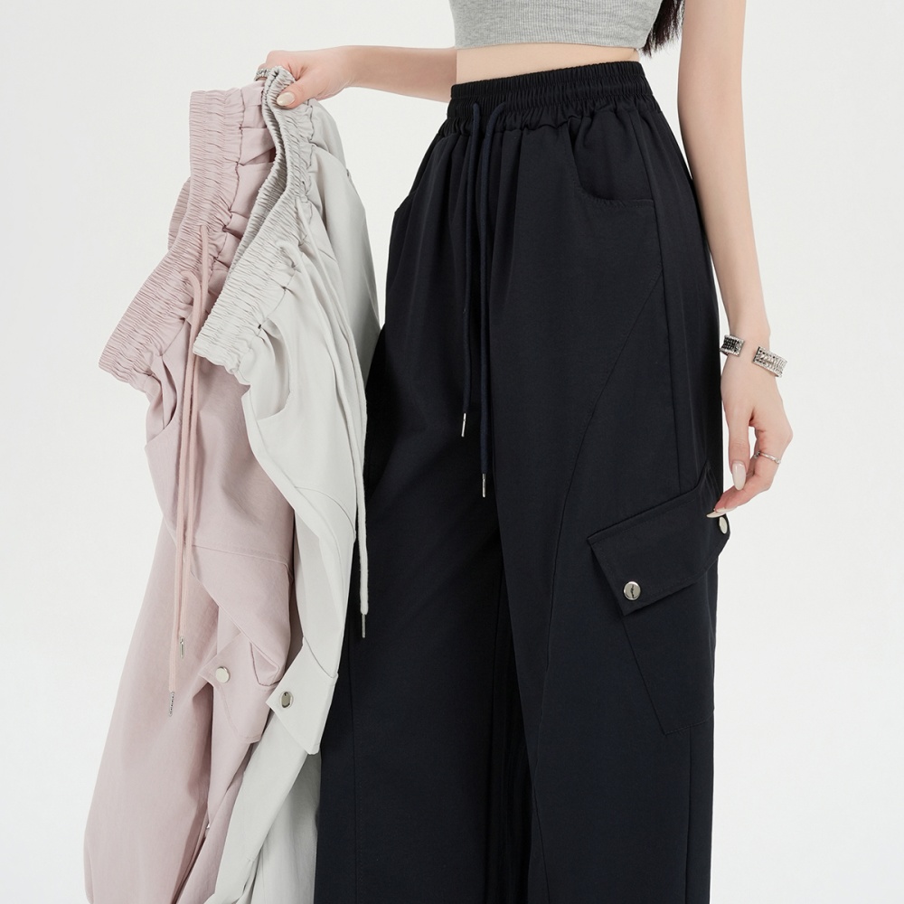 Loose all-match work pants slim sports long pants for women