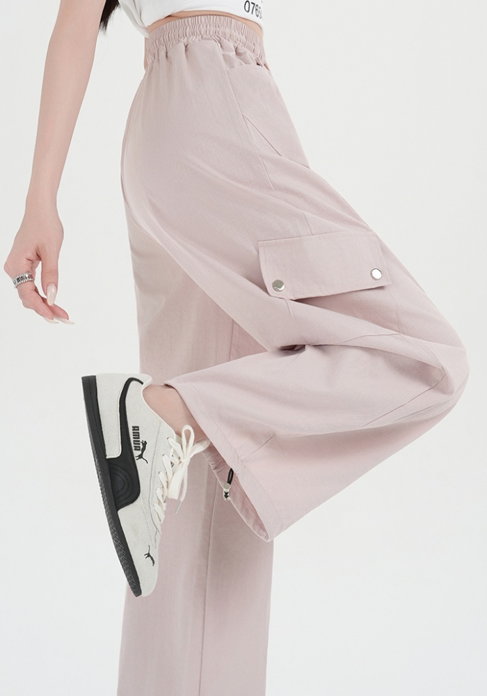 Loose all-match work pants slim sports long pants for women