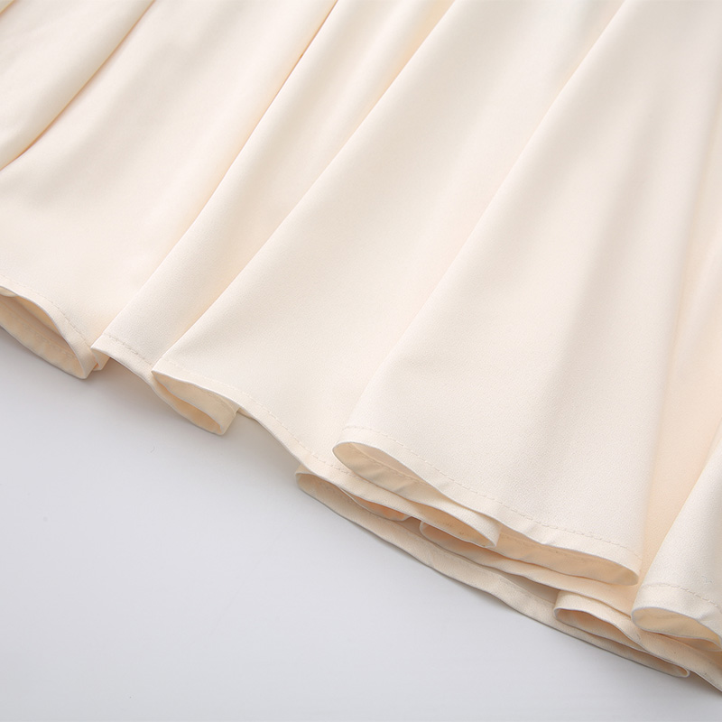 Painting vacation V-neck spring and summer flowers long dress