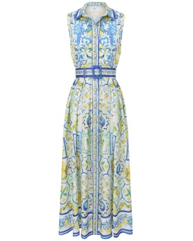 Slim France style temperament Hepburn style dress