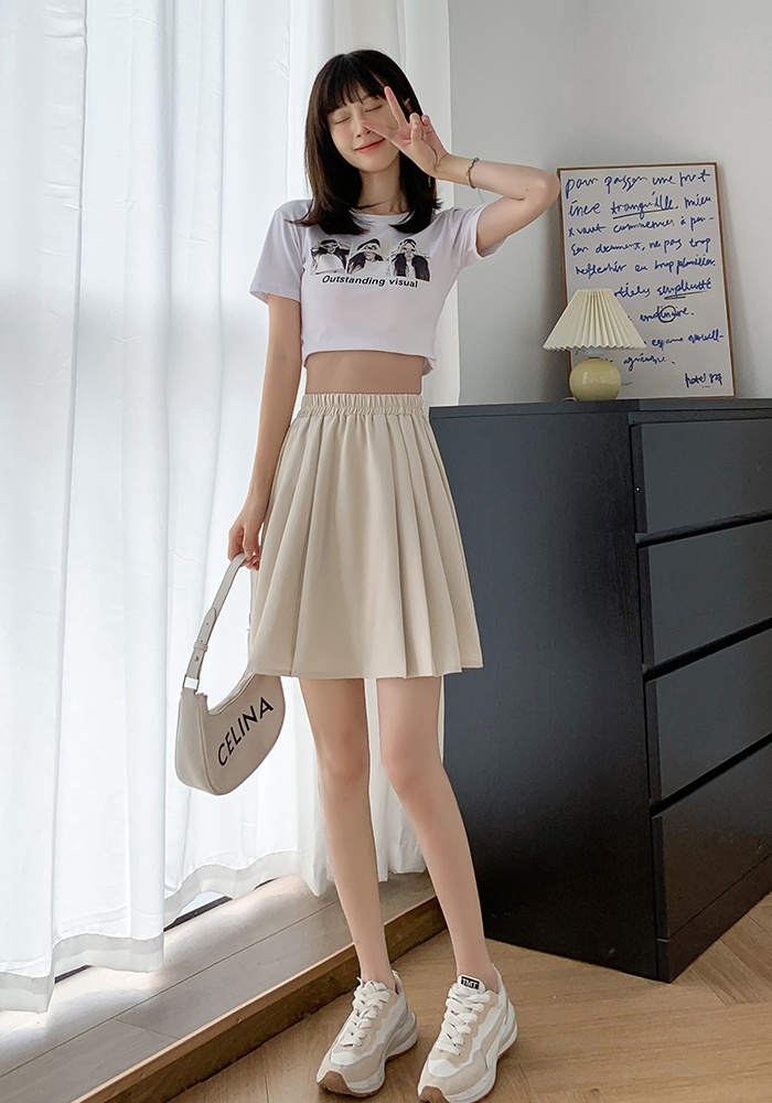 High waist thin culottes summer Casual business suit