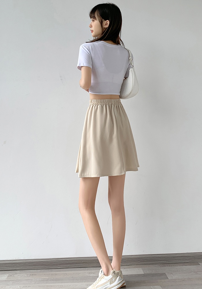 High waist thin culottes summer Casual business suit