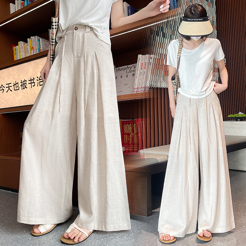Hold abdomen spring and summer pants light casual pants