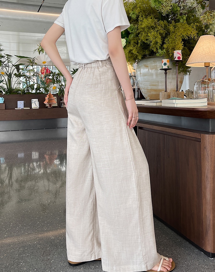 Hold abdomen spring and summer pants light casual pants