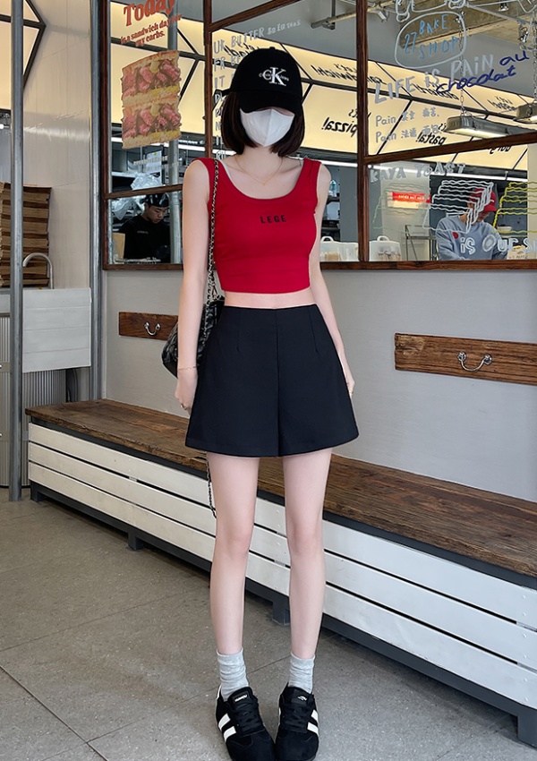 Flax simple all-match summer shorts