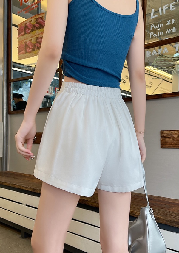 Flax simple all-match summer shorts