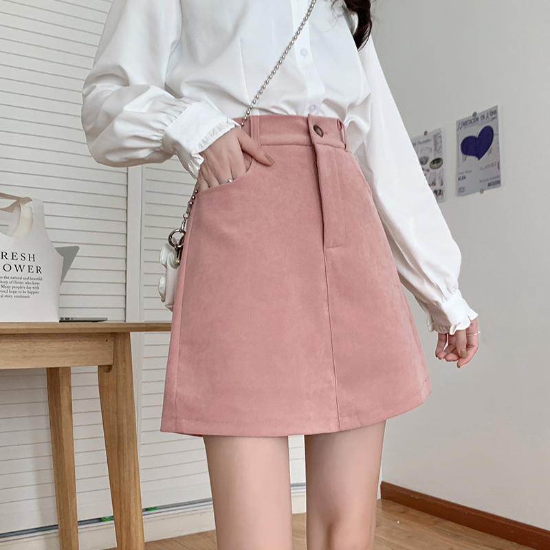 Korean style pants sueding culottes for women