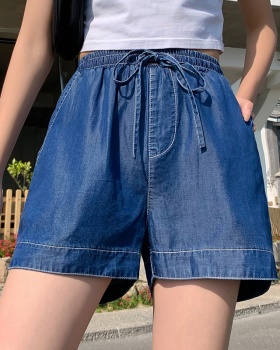 Ice silk large yard short jeans bud shorts for women