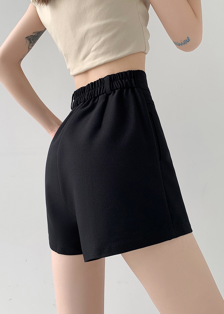 Summer gray business suit loose Casual shorts for women