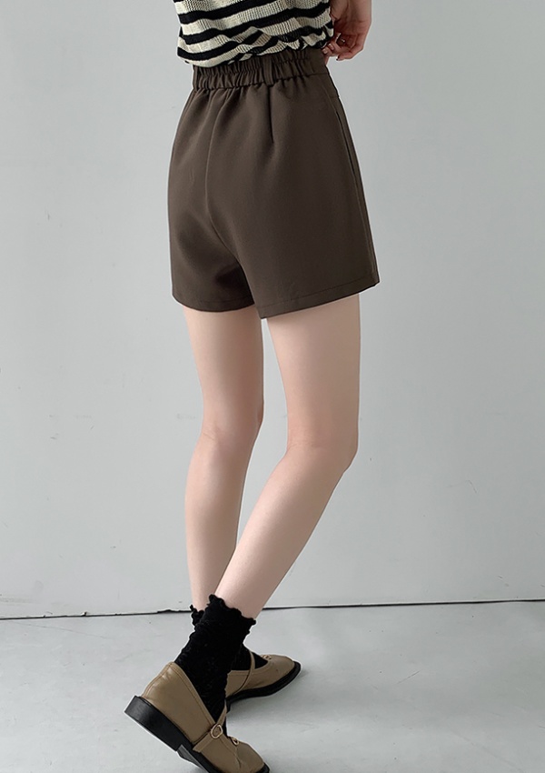 Summer gray business suit loose Casual shorts for women