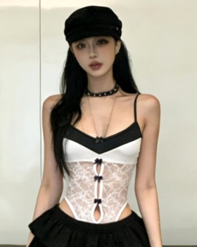 European style spicegirl leotard lace sexy tops for women