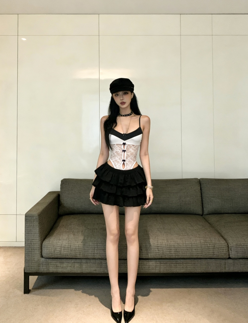 European style spicegirl leotard lace sexy tops for women