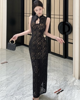 Package hip temperament summer dress sexy lace long dress for women