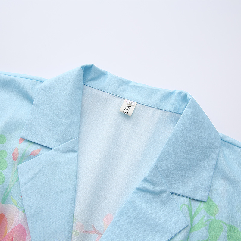 Spring and summer long painting flowers dress