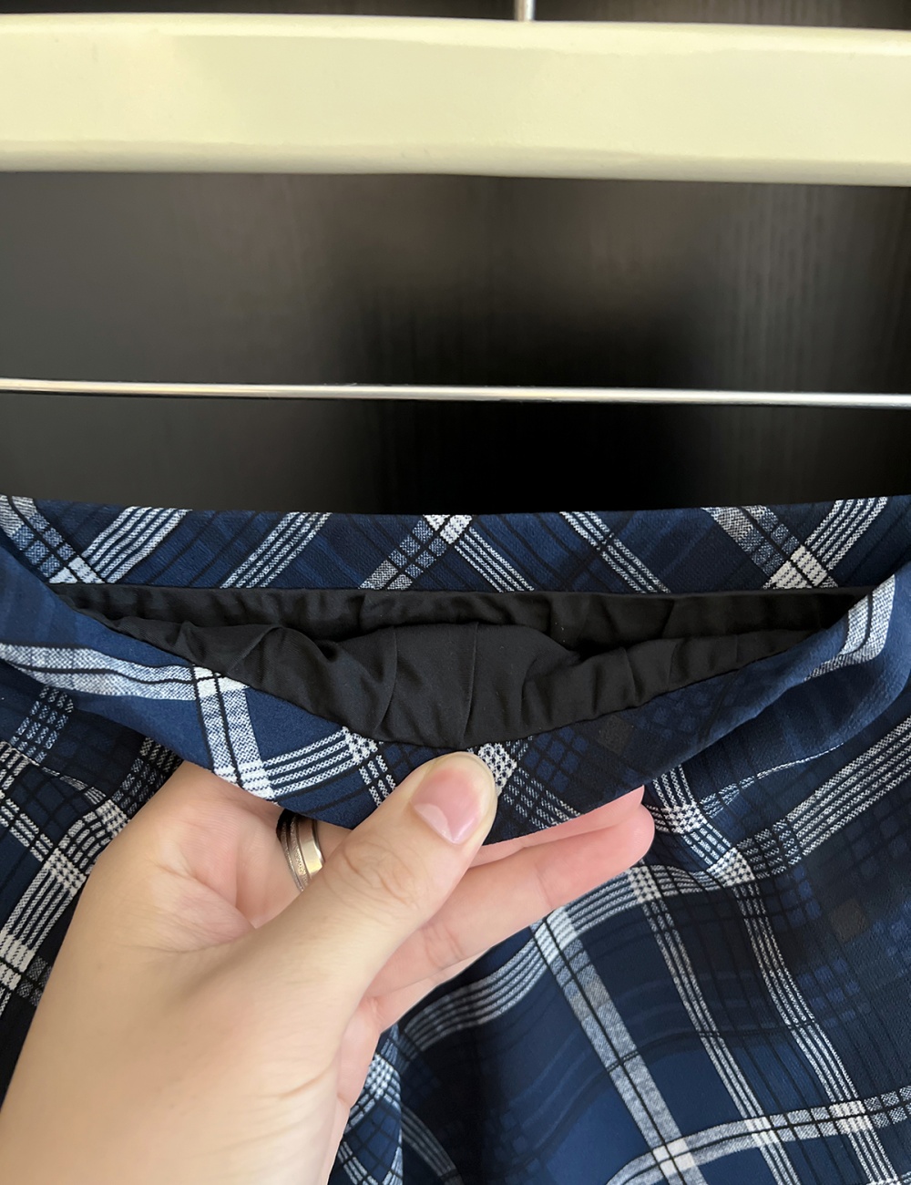 Plaid temperament skirt summer slim long skirt