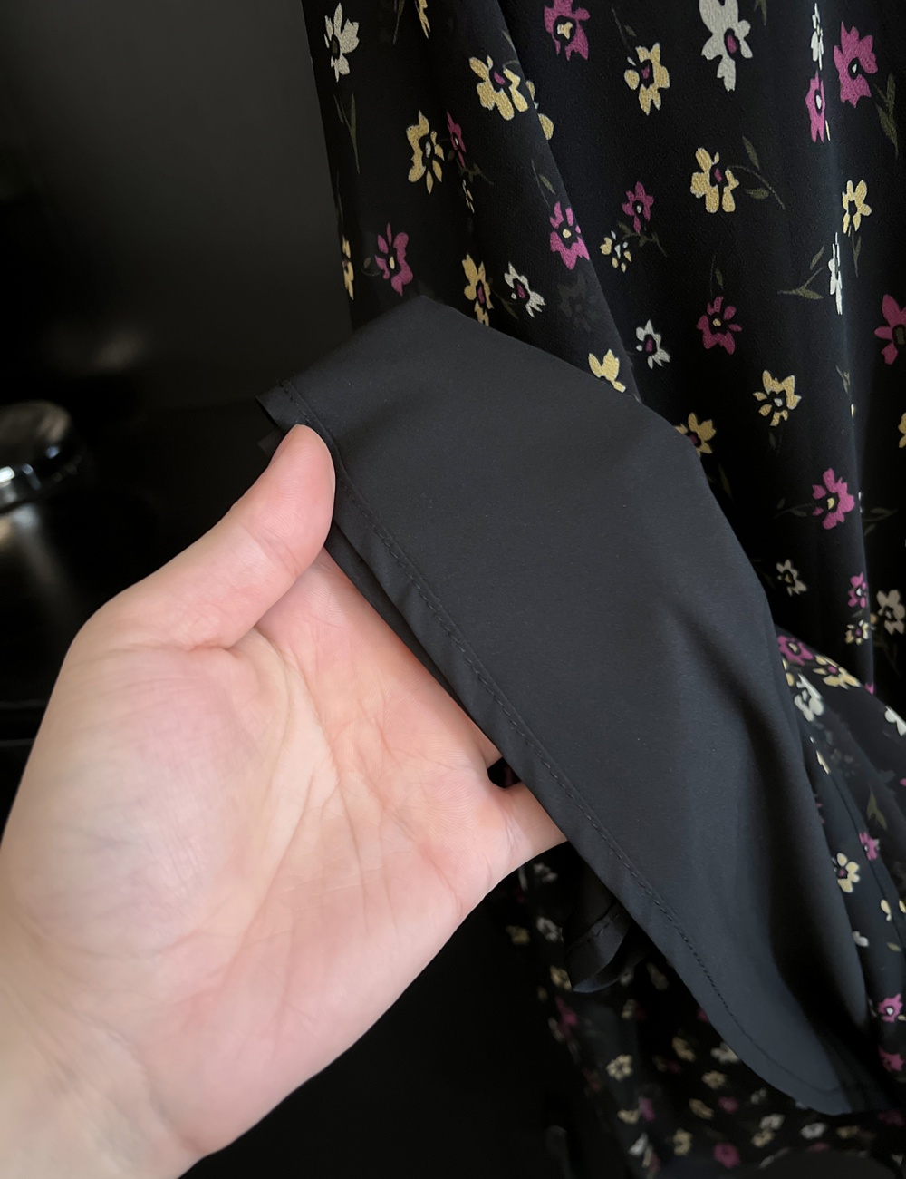 A-line high waist slim floral summer France style skirt