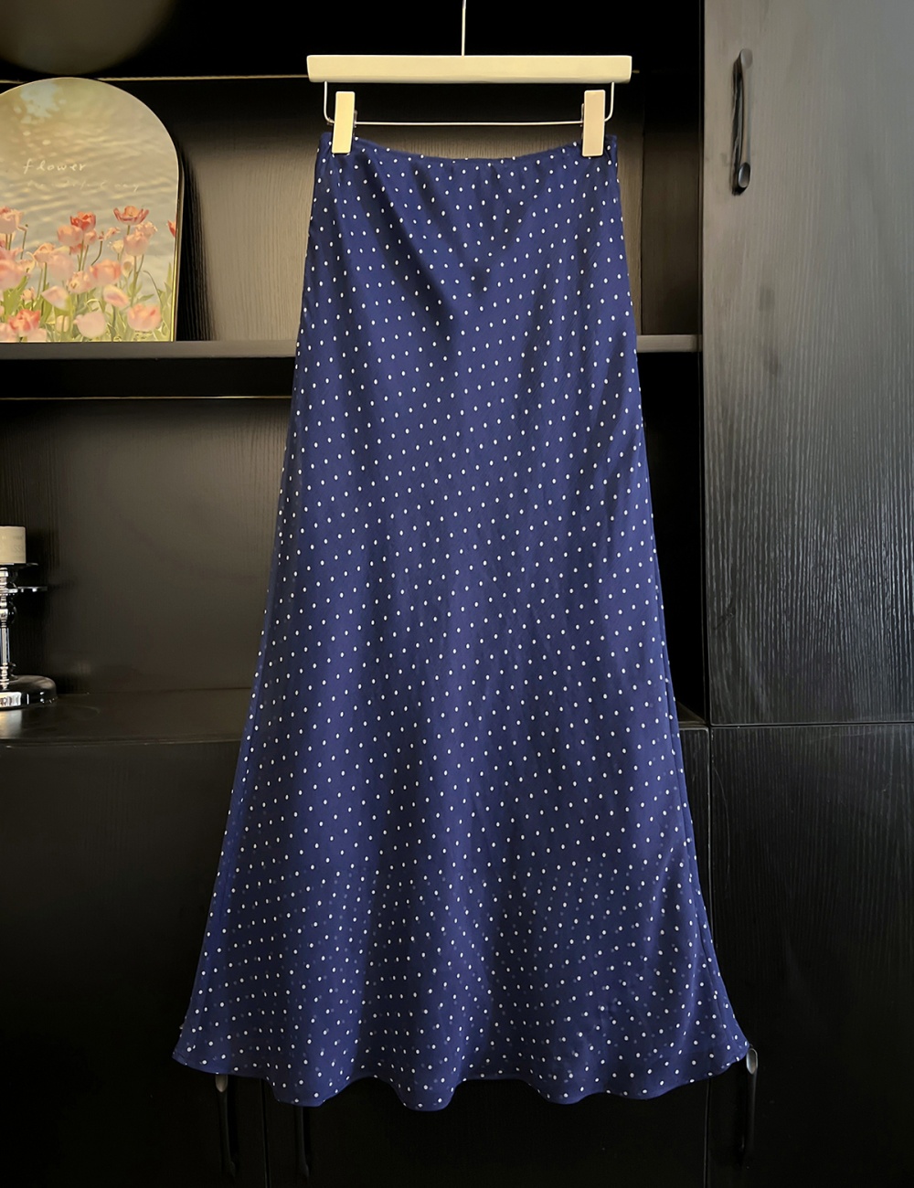 Printing slim summer light long drape loose mermaid skirt