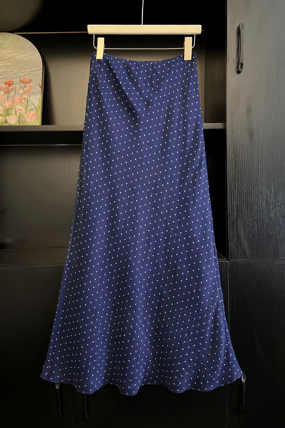 Printing slim summer light long drape loose mermaid skirt