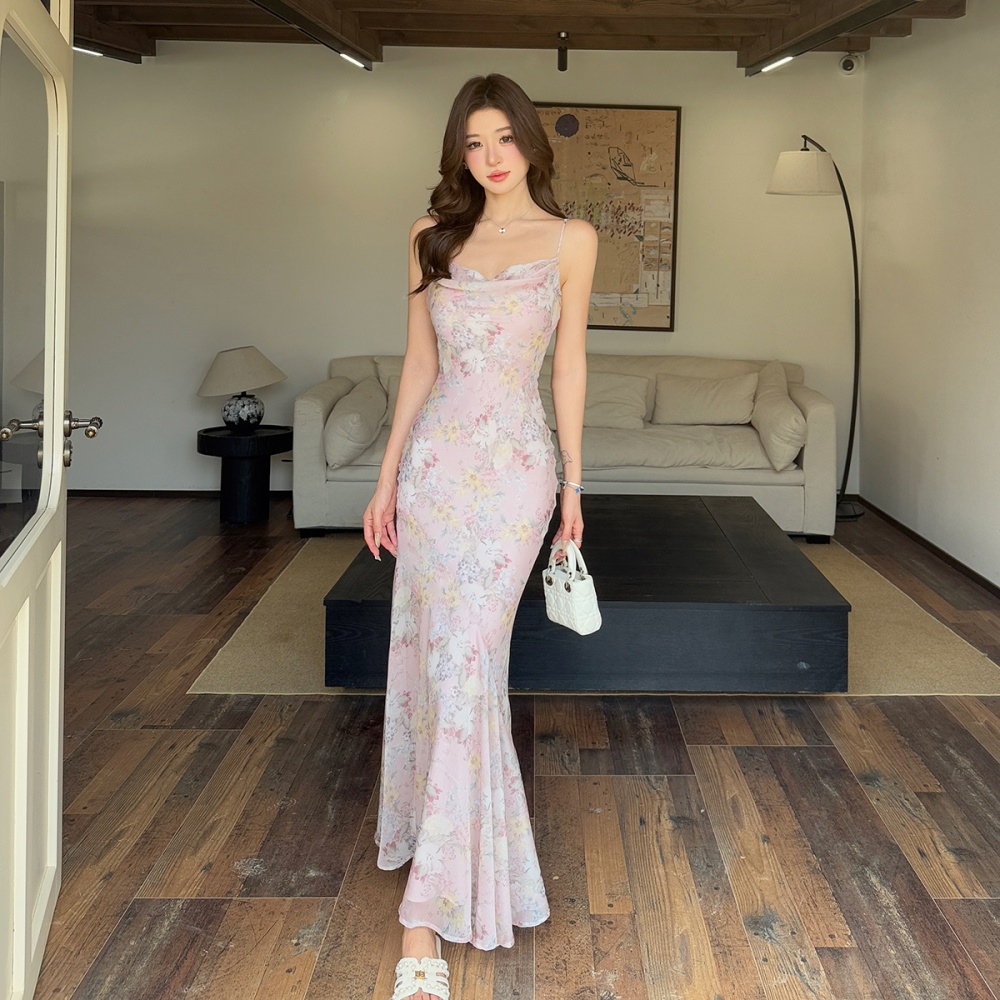 Expected to spend long dress sling dress for women