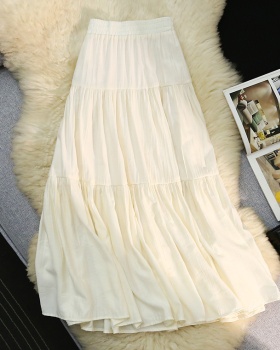 Spring and summer lady skirt high waist long dress for women